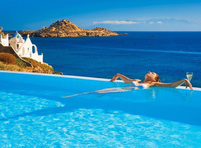 Petasos Beach Resort & Spa - Small Luxury Hotels Of The World Platys Gialos  Luaran gambar
